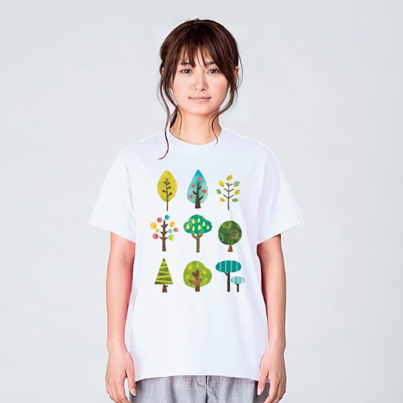 デザイン 欧風 北欧 Tシャツ メンズ レディース 半袖 ゆったり