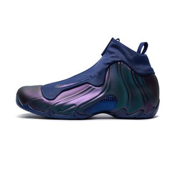 Nike Air Flightposite Qs 男鞋 藍色 Kidd 基德 拉鍊 太空鞋 休閒鞋 HJ4481-900