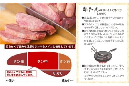 国産牛黒タン　焼き肉用（塩味）　