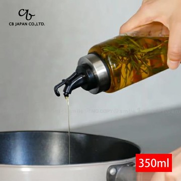 CB JAPAN 防漏瓶嘴耐熱玻璃油醋罐-M(350ml)