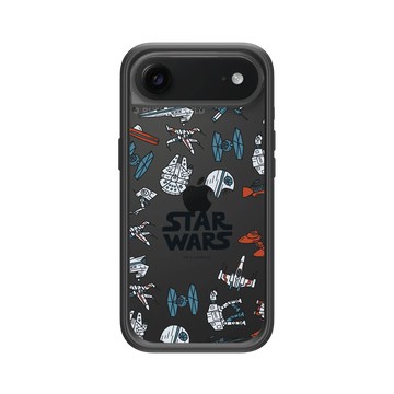 iPhone Air Mod NX -邊框背蓋組合 (相機按鈕) 黑 - 迪士尼-星際大戰 Star Wars - Spaceships-漫畫系列