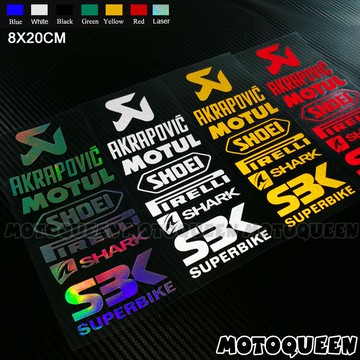 越野趴賽街跑機車身摩托車改裝貼花反光外殼頭盔油箱劃痕貼紙防水
