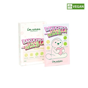 i'm unau BAKUCHIOL VANILLA REWIND MASK PACK 27ml * 5ea