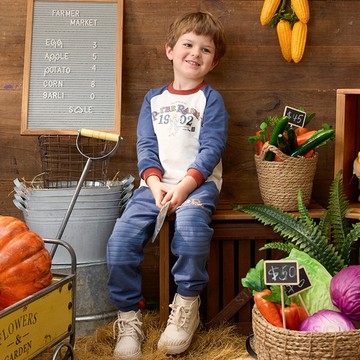 比得農場運動風休閒縮口長褲