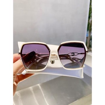 偏光太陽鏡女夏圓臉防紫外線時尚潮流眼鏡墨鏡女大框優雅開車專用