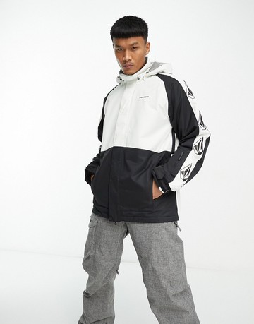 Volcom Iconic Stone pullover ski jacket in black