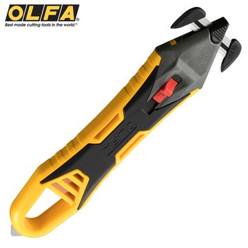 日本OLFA工作安全刀開箱拆封刀SK-16工具刀(內鉤&刀刃隱藏;右左手皆適)適倉庫紙箱紙板切割刀Cutter