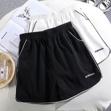 速干運動短褲女夏2022新款高腰寬松休閑闊腿a字褲學生訓練健身褲