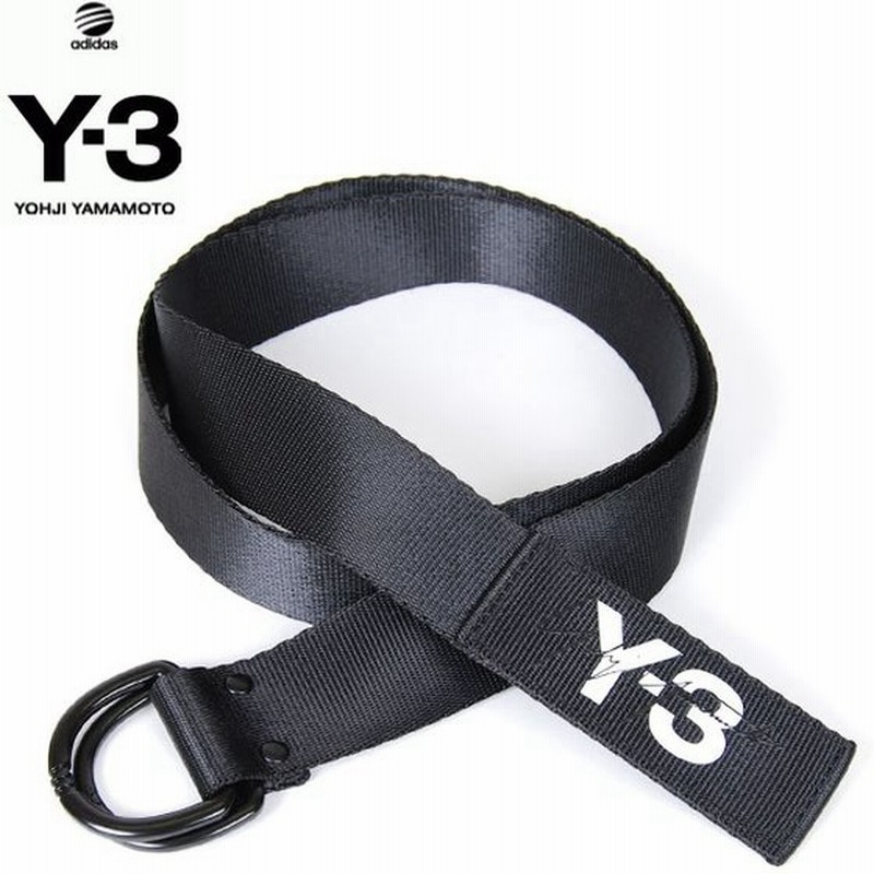 Y 3 Adidas Yohji Yamamoto Y3 Logo Belt Black ワイスリー アディダス ヨージヤマモト ロゴ リングベルト ブラック 黒 メンズ 男性 レディース 女性 小物 ア 通販 Lineポイント最大0 5 Get Lineショッピング