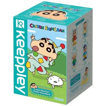 QMAN 蠟筆小新 人偶公仔盲盒 可愛造型 盲盒驚喜體驗  1入