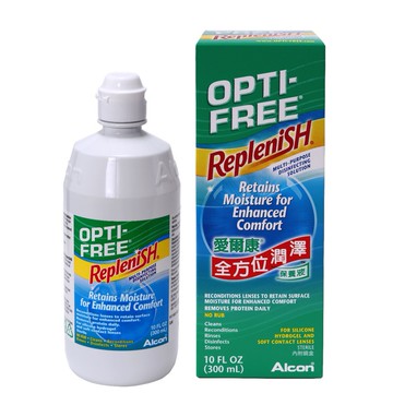 【蝦皮直營】愛爾康 全方位潤澤保養液 300ml/瓶 Alcon RepleniSH 隱形眼鏡 保養液 原廠公司貨