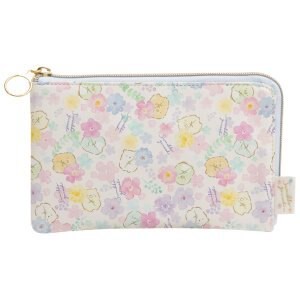 大賀屋 日貨 角落生物 零錢包 面紙包 花包 碎花 錢包 角落小夥伴 邊緣小動物 小包 包包 正版 J00016169