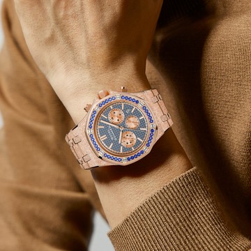 【Royal Schmied 皇家施米德】皇家手錶AP系列 霜金工藝 酒桶款 雙面鏤空 夜光 機械 手錶