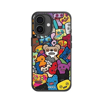 iPhone 16 SolidX 黑 - Fuggler 放克牙寶-常態系列 Regular series - 倍感牙力