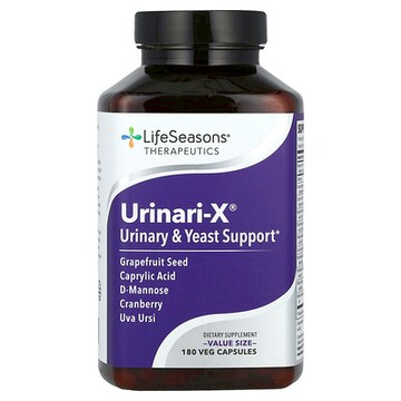 LifeSeasons, Urinari-X®，180 粒素食膠囊