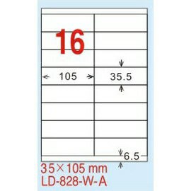 【龍德】LD-828(直角) 雷射、影印專用標籤-金/銀色 35x105mm 15大張/包【APP滿額下單4%點數(單一帳號最高1000點)】7/31止