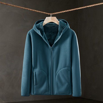 抓絨外套連帽夾克-雙面穿搖粒絨珊瑚絨純色女外套10款74bf15【獨家進口】【米蘭精品】