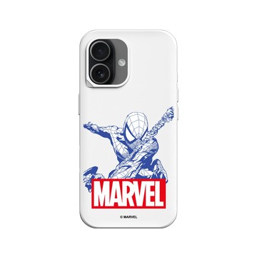iPhone 17 SolidX 白 - 迪士尼-漫威 Marvel - 蜘蛛人-漫威Logo版