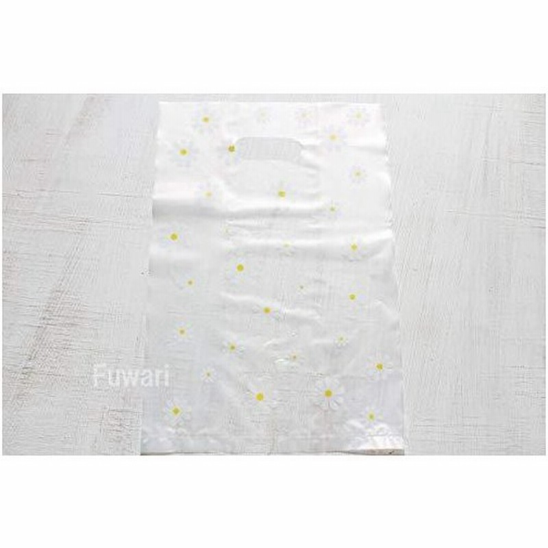 Fuwari 花柄 かわいい レジ袋 厚手 手提げ袋 ビニール袋 50枚 セット プレゼント ギフト お菓子袋 S 通販 Lineポイント最大0 5 Get Lineショッピング