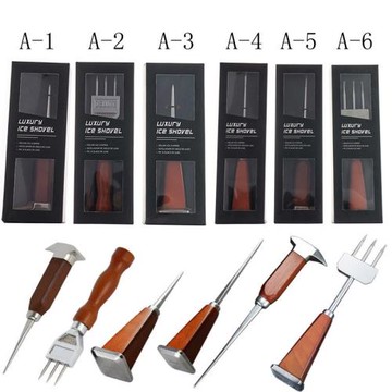 酒吧調酒師冰錐鑿冰球器三叉戟單叉錐長冰錐短冰錐碎冰廠家直供