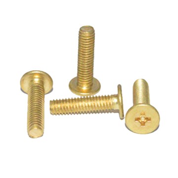 M2.5M3鍍銅金色CM薄頭螺絲大平頭電子數碼螺絲十字扁平頭小螺絲釘