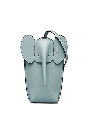 Loewe Pre-Owned - Elephant Pocket crossbody bag - women - Calf Leather - One Size - Blue