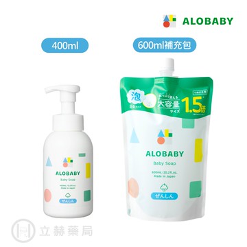 ALOBABY 寶寶晚安洗髮沐浴乳 400ml/罐 600ml(補充包) 寶寶沐浴乳 沐浴乳 晚安洗髮沐浴乳【立赫藥局】