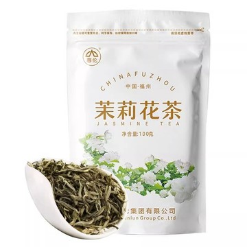 茶葉 茶包🍃熱銷【品牌 】春倫茉莉花茶當季新茶濃香耐泡口糧茶原產福建福州茶葉袋裝100g