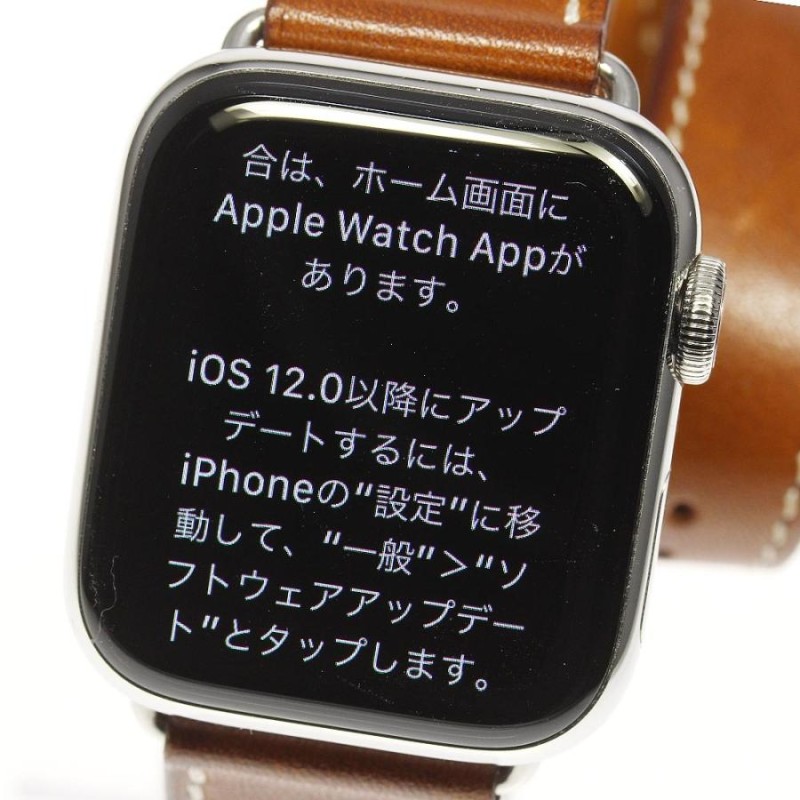 僅かな擦り傷ベルトブレスレット☆箱付き【Apple】アップル アップルウォッチ エルメス シリーズ6 ...