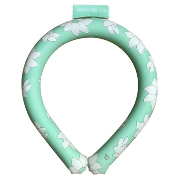 E.B.MADE 24度C極速涼感環  印花綠  18 x 14.8 x 2.2cm  1個