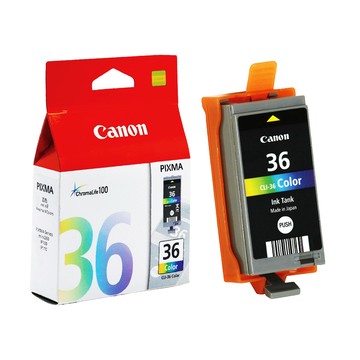 Canon 佳能 正品墨水匣 CLI-36C  1個  彩色