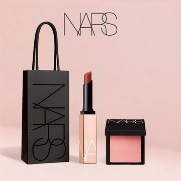 甜蜜送禮首選💗【NARS】水光唇膏1+1組｜贈迷你腮紅(色號任選)🌹超心動莓果甜粉 畢業禮物/畢業快樂