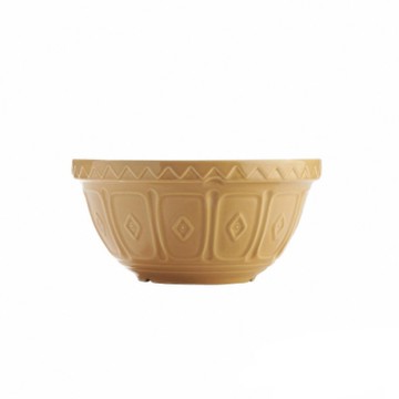 MASON 浮雕陶瓷調理盆21CM(黃)