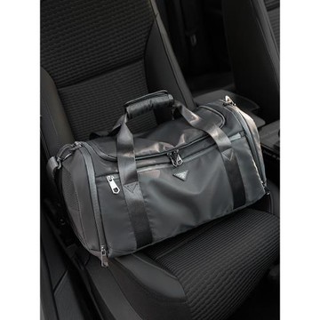 短途旅行包男簡約休閑手提行李包 輕便大容量獨立鞋倉潮男健身包