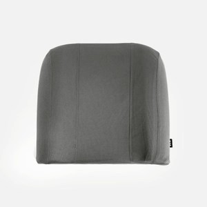 高密度抗菌健康深曲線舒適腰墊-礫石灰