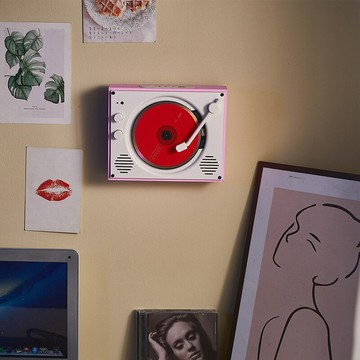 現貨工廠復古壁掛cd機專輯播放器英語藍牙音箱一體式播放機【宜家良品百貨】