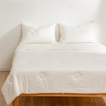 A類母嬰級全棉雙層紗布棉花被子四季被芯雙人冬被春秋被加厚棉被