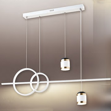 現代風三色變光(可加遙控)餐吊燈 F51–47–0061、0062、0063