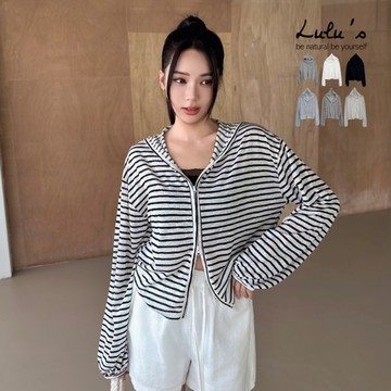 LULUS/微透連帽雙拉鍊外套６色【A03250063】
