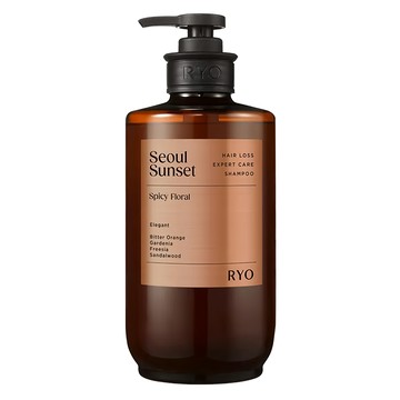 RYO 呂 強韌髮根香氛洗髮精 首爾夕陽，舒緩頭皮搔癢去除異味，72小時持久香氛  585ml  1瓶
