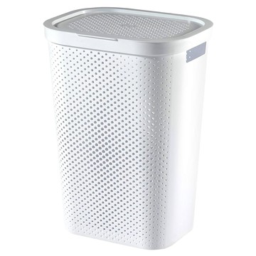 洞洞款洗衣籃 白色 300g 1個  大