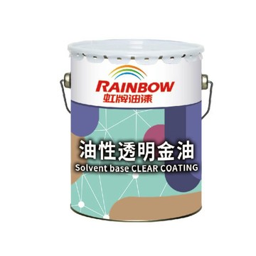 Rainbow 虹牌471油性透明金油 有光5加侖裝)
