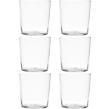 《EXCELSA》NY輕透玻璃杯6入-370ml-- 水杯 茶杯 咖啡杯