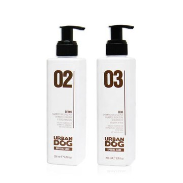 URBANDOG 城市系列 02抗屑除皮炎/ 03抗油脂分泌  200ml 犬貓適用 抗屑 抗油脂 除螨