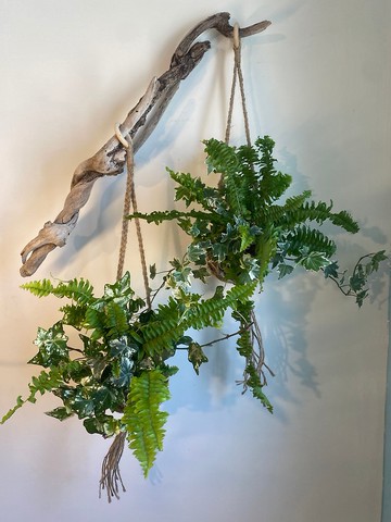 【苔球編織麻繩】不含植物/ 室內植物