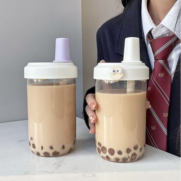大容量水杯高顏值女pc食品級吸管運動夏季水壺便攜情侶學生杯子 水杯 大容量 出貨 大容量水壺 水瓶 運動水壺 吸管杯子