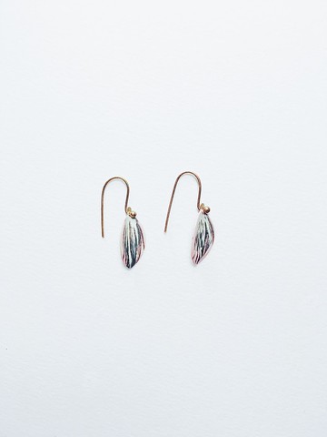 手繪耳環 - 葉子