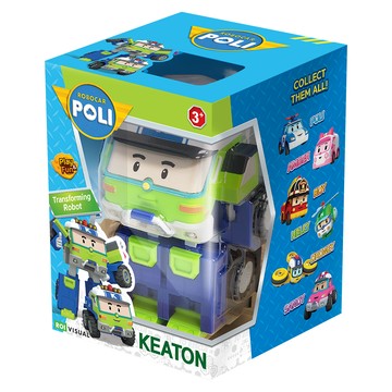 ROI VISUAL 新4吋變形機器人玩具 RB33658  基頓  1盒