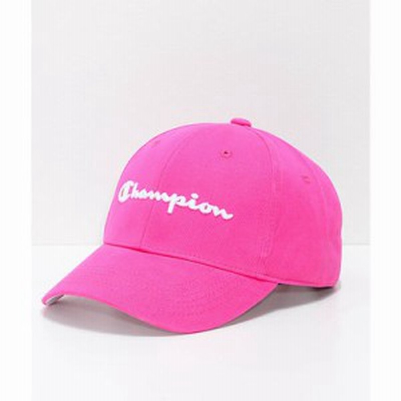 チャンピオン キャップ Champion Classic Twill Amaranth Strapback Hat Pink 通販 Lineポイント最大1 0 Get Lineショッピング