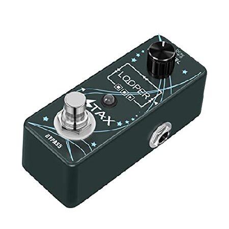 Stax Looper Guitar Pedal Unlimited Overdubs 10 Minutes of Looping, time With USB to Import and Export Loop Modes Mini Size True Bypass